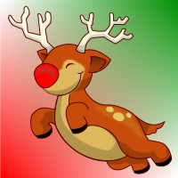 Jumping reindeer