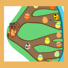 Easter egg road