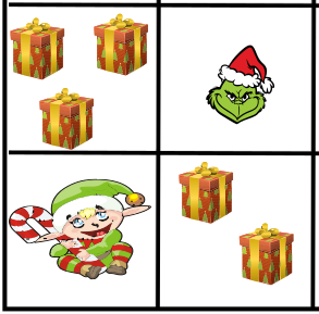Presents for kids and grinches