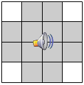 Loudspeakers at a festival